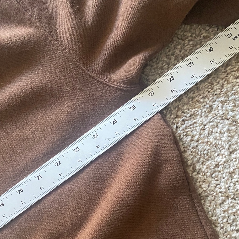 Jean Michel Basquiat Brown Hoodie by Ripple. Embroidered “LOVE IS A LIE” XL - Picture 10 of 11